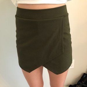 NWT Dark Green Envelope Skirt